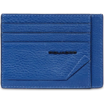 Чехол для кредитных карт PIQUADRO THAN PP2762S135R/BLU синий натуральная кожа