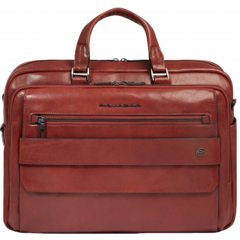 Деловая сумка мужская PIQUADRO SOLM CA7025S141/CU с отделением для ноутбука 14" табачная натуральная кожа Деловая сумка мужская PIQUADRO SOLM CA7025S141/CU с отделением для ноутбука 14" табачная натуральная кожа