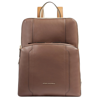 Рюкзак женский PIQUADRO CIRCLE CA6216W92/MBE коричневый/бежевый Рюкзак женский PIQUADRO CIRCLE CA6216W92/MBE коричневый/бежевый