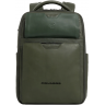 Рюкзак мужской PIQUADRO AEL зеленый тимьяновый кожа/микрофибра CA6923S142/VE
