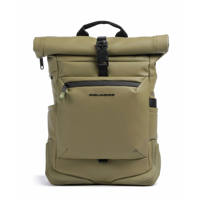 Рюкзак мужской PIQUADRO CORNER 2.0. C20W роллтоп фисташковый полиуретан CA6291C2OW/VE3