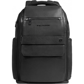 Рюкзак мужской PIQUADRO SOLM CA7023S141BM/N черный кожа Рюкзак мужской PIQUADRO SOLM CA7023S141BM/N черный кожа