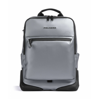 Рюкзак PIQUADRO CORNER 2.0 C20W CA6464C2OW/MGR серебристый/черный полиуретан Рюкзак PIQUADRO CORNER 2.0 C20W CA6464C2OW/MGR серебристый/черный полиуретан