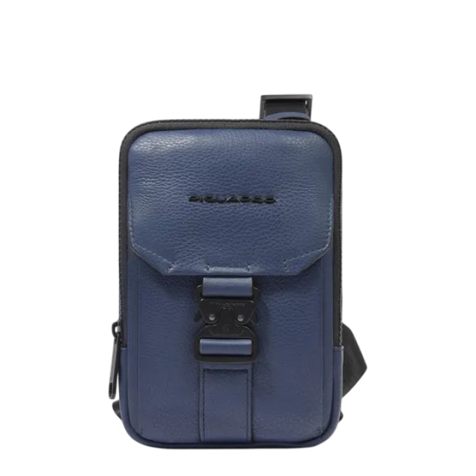 Сумка через плечо PIQUADRO кожаная синяя AC6546S135R/BLU Сумка через плечо PIQUADRO кожаная синяя AC6546S135R/BLU