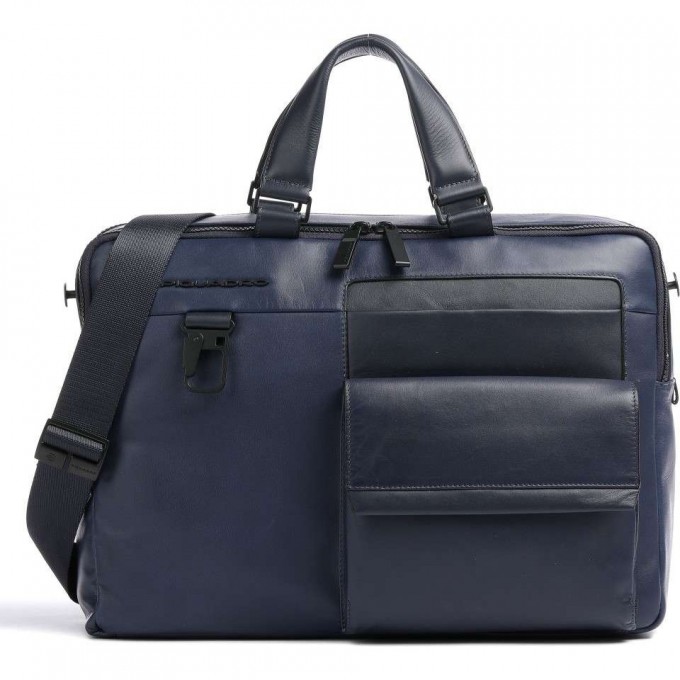 Сумка мужская PIQUADRO FINN синий натуральная кожа CA5981S123/BLU